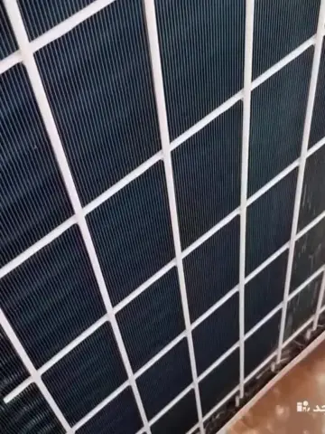 غسيل ملف الوحدة الخارجية لمكيف سبليت